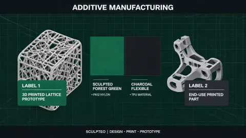 Additive manufacturing article thumbnail
