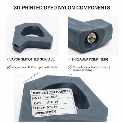 Finished additive manufacturing parts