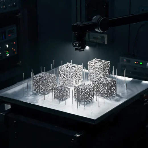 DMLS metal printed components