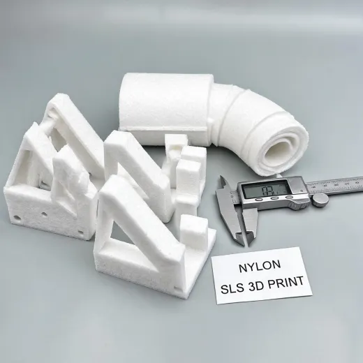 SLS nylon printed parts