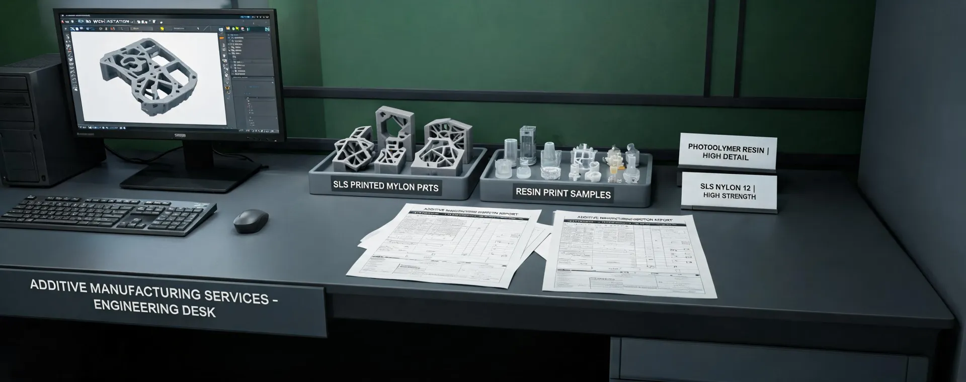Additive manufacturing service desk