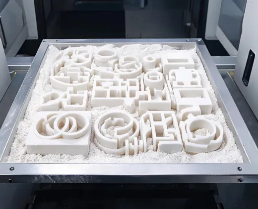 Nested 3D printed parts