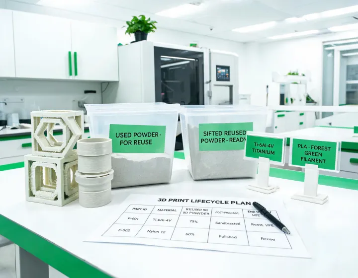 Efficient additive manufacturing material planning